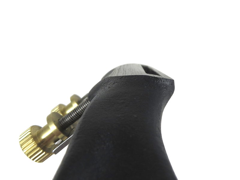 Taytools 469577 Round Bottom Curved Spokeshave Fine Adjustment 2 Inches Wide High Carbon Blade RC 55-60 9-1/2 Inches Overall - Image 2